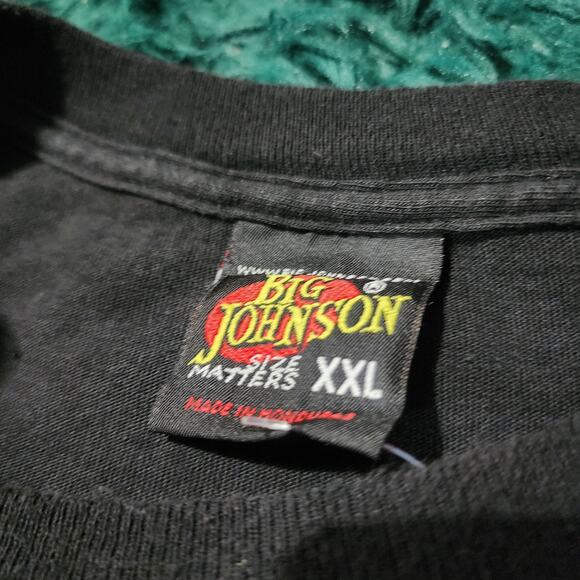 Vintage Big Johnson T-Shirt XXL Biker Tee or Tires Biker Graphic - Picture 5 of 7
